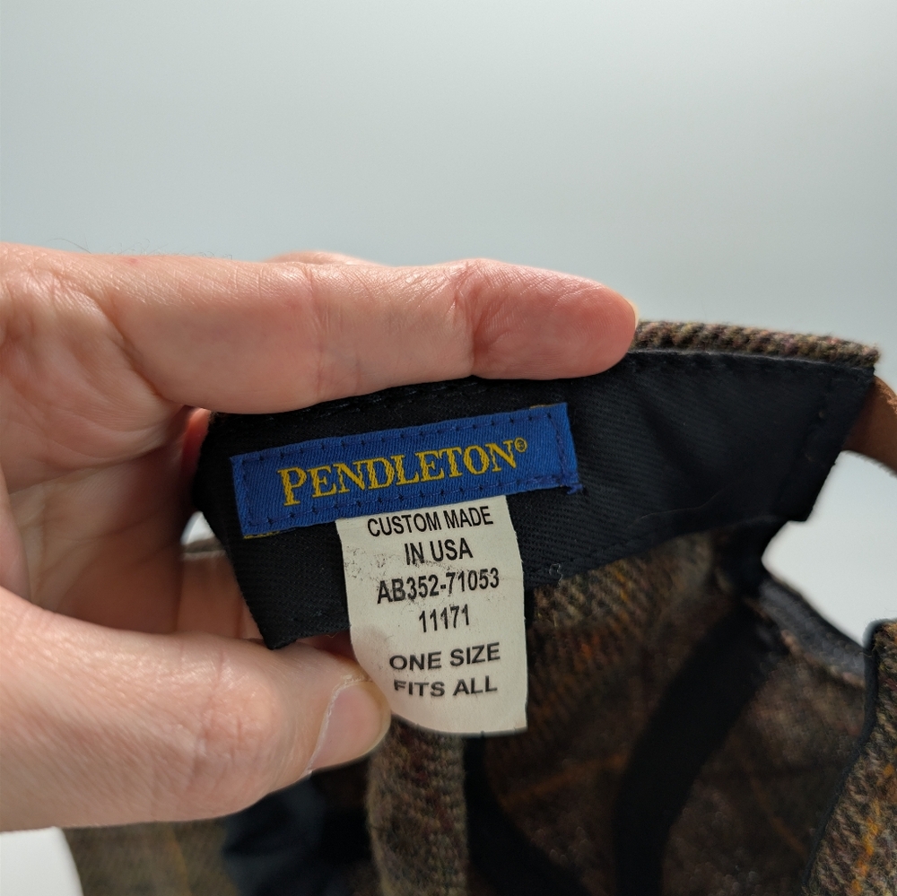 Pendleton Wool Plaid Adjustable Strap Baseball St… - image 6